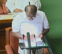 Karnataka CM Kumaraswamy presents his 1st budget; waives off farmer loan