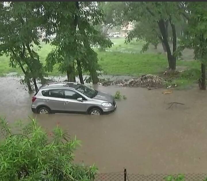 The city witnessed heavy rains from Thursday night, which resulted in water logging at several places. (ANI)