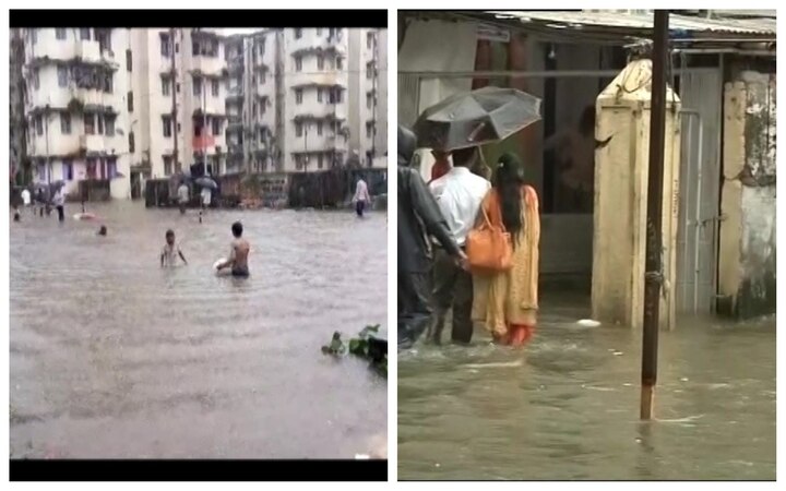 Mumbai again: Incessant downpour throws life out of gear, 50 mm rainfall recorded in 24 hours Mumbai again: Incessant downpour throws life out of gear; Check pictures