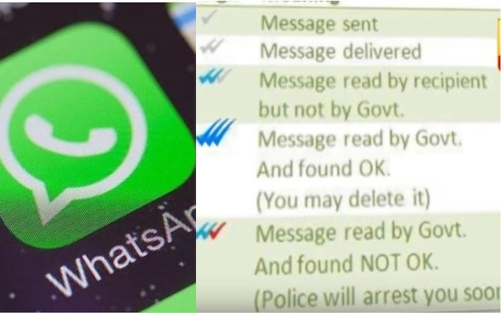 Viral Sach: Red tick at the end of message on WhatsApp means that sender will be arrested? Viral Sach: Red tick at the end of message on WhatsApp means that sender will be arrested?