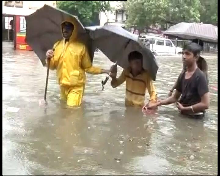 Mumbai Rains:Heavy rains have crippled Mumbai in last few hours as poor drainage and water disposal management has led to water-logging in most of the areas, leading to drowning of vehicles and damage of property. (ABP Live)