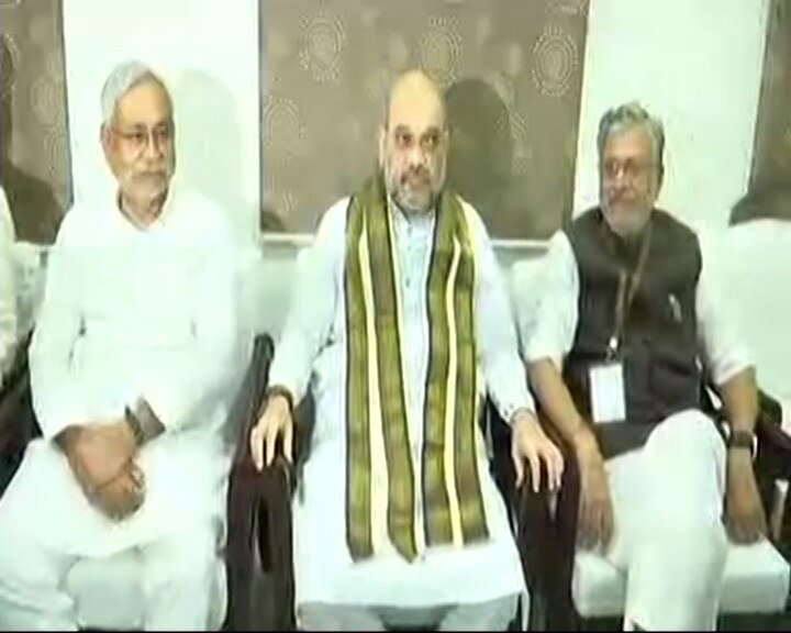 All eyes on Amit Shah and Nitish Kumar meeting over meals today Bihar: Shah's meeting ends with smile on Nitish's face, to have dinner at CM residence