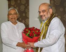 Nitish Kumar, Amit Shah Bonhomie In Pictures
