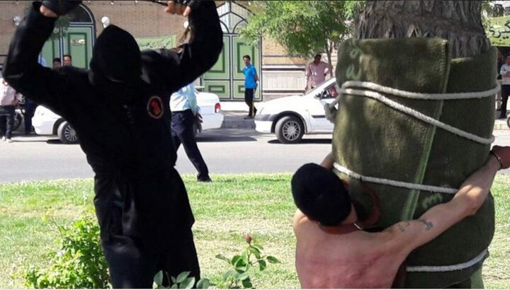 Shocking! Iranian man publicly flogged 80 times for this reason ! Shocking! Iranian man publicly flogged 80 times for this reason!