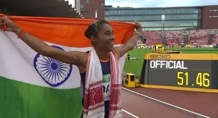 Hima Das scripts history, becomes first Indian to win gold in Athletics Hima Das scripts history, becomes first Indian to win gold in Athletics
