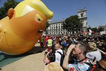 IN PICS: A giant \'Trump Baby\' balloon floats in London sky and here is why