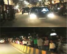 Modi supporters gather to see PM\'s glimpse as he travels across Varanasi; SEE PICS