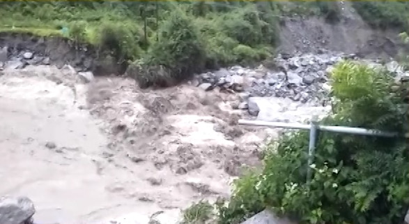 Bridge to Yamunotri Dham gets swept away following cloudburst