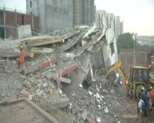 IN PICS: 2 buildings reduce to rubble in Greater Noida, several dead; rescue operation underway