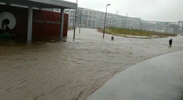 South Gujarat region received 57.27 per cent of the average rainfall till today, even as 115 talukas in south Gujarat and Saurashtra received significant rainfall so far, a state. (ABP News grab) 