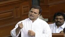Highlights from Rahul Gandhi’s fiery speech in Lok Sabha