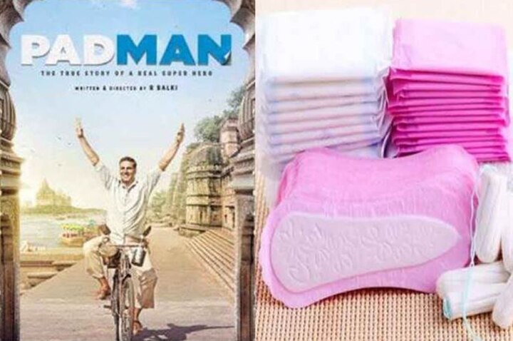 Bollywood actor Akshay Kumar thanks GST Council for tax exemption on sanitary napkins Bollywood actor Akshay Kumar thanks GST Council for tax exemption on sanitary napkins