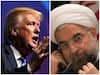 Donald Trump warns Iranian President Hassan Rouhani to \'never threaten US\'