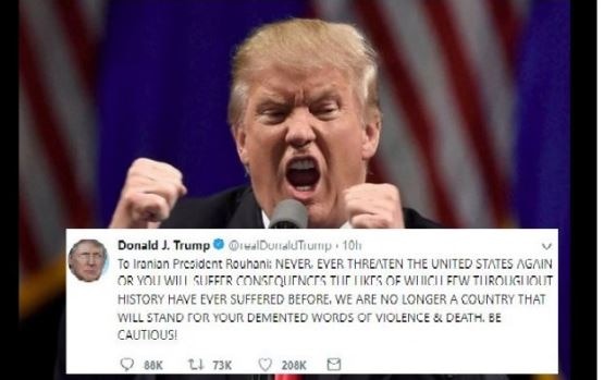 AGAIN! Trump's Tough Warning To Iran Turned Into A Big Joke On Twitter AGAIN! Trump's Tough Warning To Iran Turned Into A Big Joke On Twitter