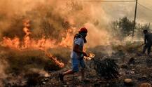 IN PICS: Massive wildfire engulf popular coastal vacation spot in Greece, 74 dead so far