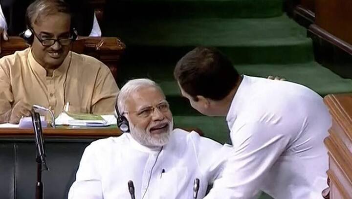 Congress President Rahul Gandhi, post his speech in Lok Sabha approached PM Modi on his seat and hugged him saying that he will ‘remove bitterness and hatred from every heart’; a move which was condemned by BJP 