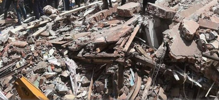 Greater Noida building collapse: Another structure falls in Mubarakpur Greater Noida building collapse: Another structure falls in Mubarakpur