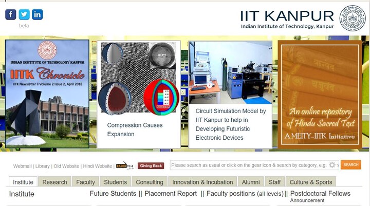 IIT Kanpur recruitment 2018: Apply online for Project Attendant posts at iitk.ac.in; Check eligibility, salary IIT Kanpur recruitment 2018: Apply online for Project Attendant posts at iitk.ac.in; Check eligibility, salary