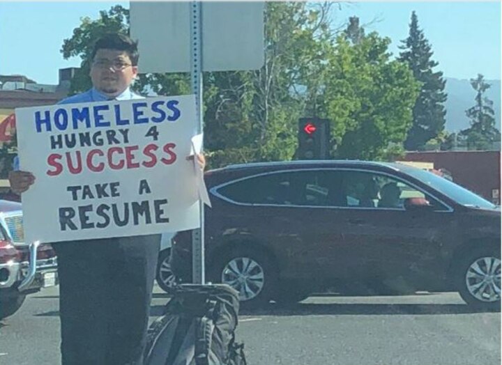 Google, Bitcoin.com offer job to homeless man who distributed CV on road Google, Bitcoin.com offer job to homeless man who distributed resume on road