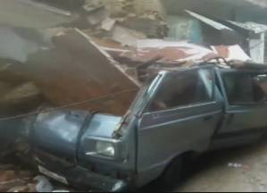 Kanpur: Three-storey building collapses in Hulaganj, four people rescued so far