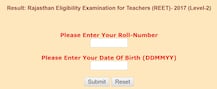 REET result 2018: Level 2 scores DECLARED by BSER at rajeduboard.rajasthan.gov.in; How to download