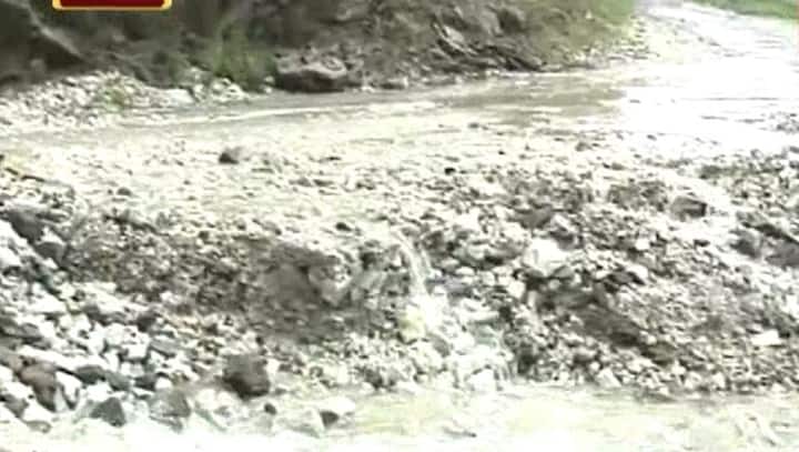 The road to Badrinath Dham also got damaged following the torrential rains.