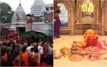 IN PICS: Devotees throng to temples to offer prayers on second Monday of Sawan
