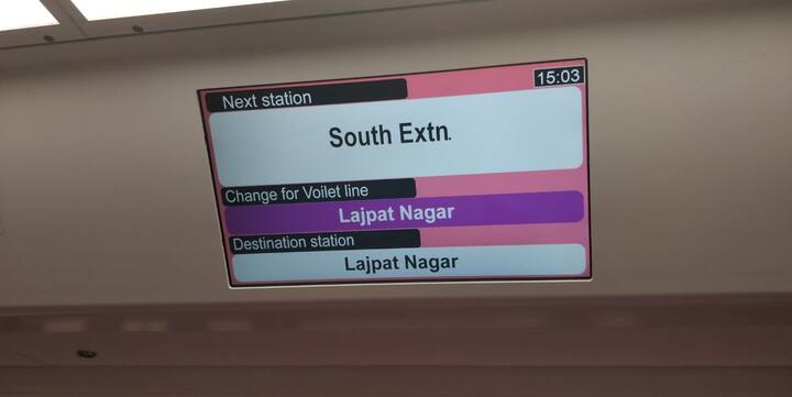 Delhi Metro Pink Line: The newly inaugurated section is 8.10 km long in total and is a part of Delhi Metro Phase 3's Majlis Park-Shiv Vihar corridor project. This stretch is part of the 59 km-long Majlis Park-Shiv Vihar corridor (Pink Line) which falls under the Phase-III network of the DMRC.(Twitter/DelhiMetroNCR) 