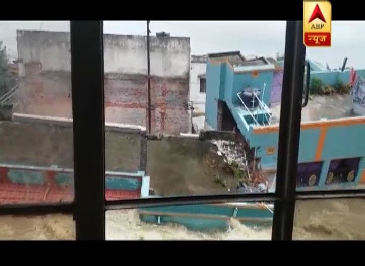 Watch: Terrifying moment as house collapses due to flood waters in West Bengal's Bankura Watch: Terrifying moment as house collapses due to rampaging flood waters in West Bengal's Bankura