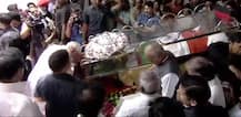 IN PICTURES: PM Modi pays last tributes to DMK President M.Karunanidhi at Rajaji Hall, Chennai