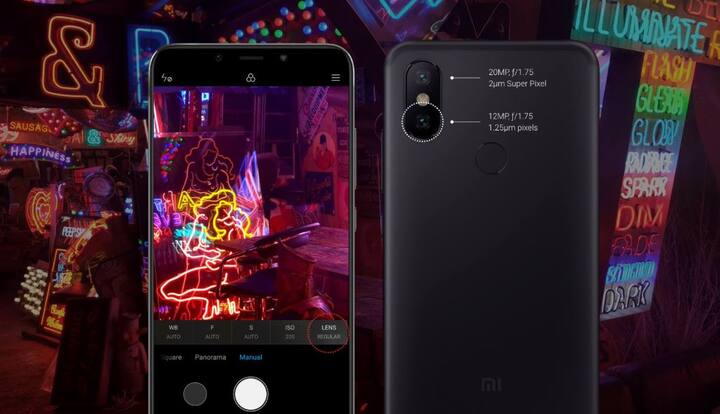 Xiaomi Mi A2 Camera: Mi A2 has a 12MP+20MP rear camera. It comes with a smart lens selection feature depending on the lighting condition. It comes with Portrait mode on the front and rear camera as well. (Facebook/XiaomiIndia)
