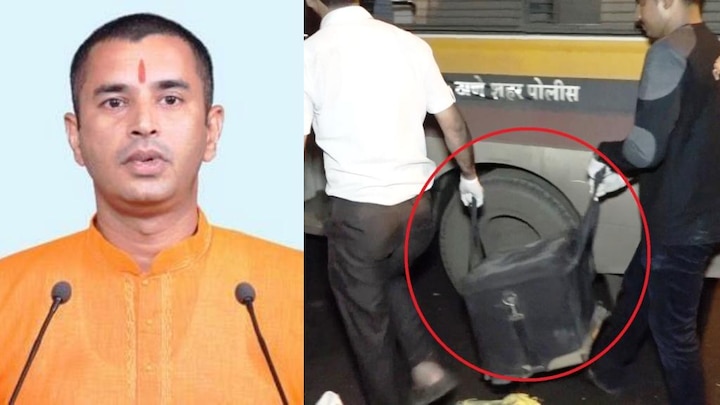 Mumbai: 8 crude bombs recovered Sanatan Sansthan member Vaibhav Raut's house Mumbai: 8 crude bombs recovered from Sanatan Sansthan member's house