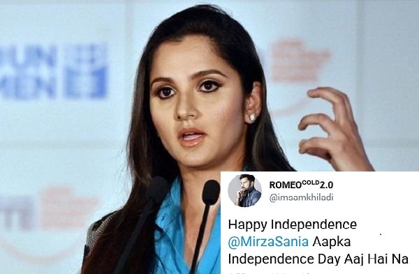 Twitter User Wishes Sania Mirza 'Happy Independence Day' on August 14: Here's What She Said Sania Mirza shuts down troll who asked if her Independence Day is on August 14