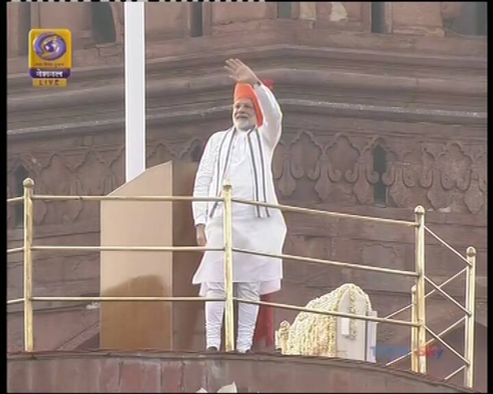 Special and tight security arrangements have been made at Red Fort. (ABP News Grab)