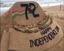 In Pics: Here Is Sudarsan Pattnaik\'s \'Independence Day\' Sand Art Tribute
