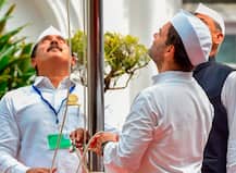 In Pictures: Rahul Gandhi Hoists Tricolour At Congress Headquarters
