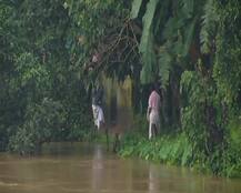 IN PICS: Water Level In River Rises As Heavy Rainfall Continues To Lash In Kerala
