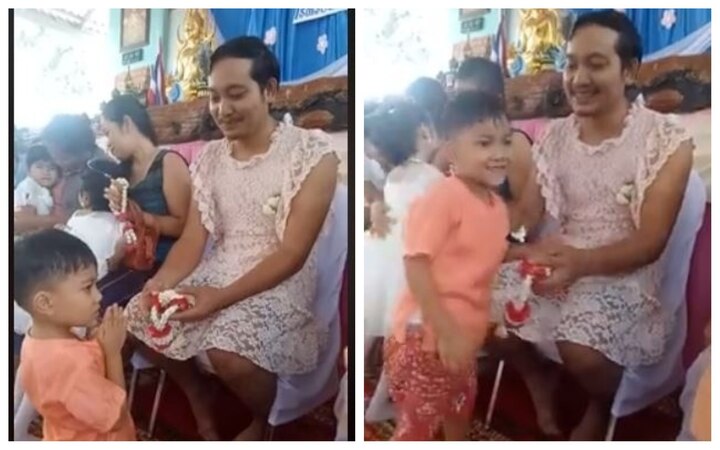 VIRAL: This single dad dresses up in female attire to attend Mother's Day event at son's school VIRAL: This single dad dresses up in female attire to attend Mother's Day event at son's school