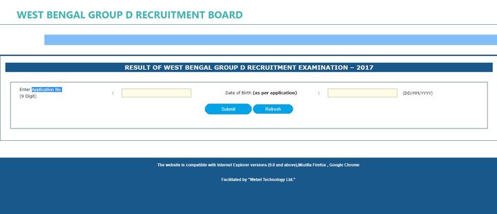 West Bengal Group D Recruitment Board wbgdrb Final Result Released at wbgdrb.in West Bengal Group D Recruitment Board Final Result Released, Check wbgdrb Result, Merit List @wbgdrb.in