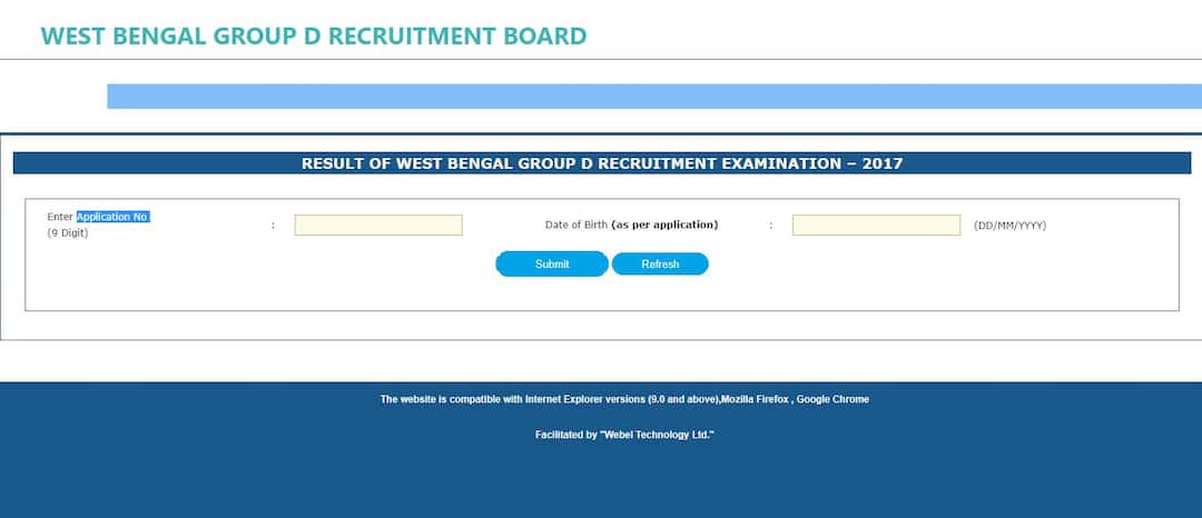 West Bengal Group D Recruitment Board Final Result Released, Check wbgdrb Result, Merit List @wbgdrb.in West Bengal Group D Recruitment Board Final Result Released, Check wbgdrb Result, Merit List @wbgdrb.in
