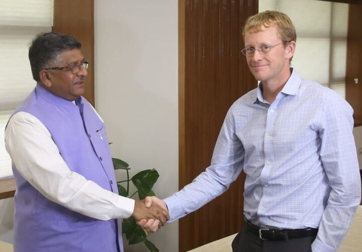 Ravi Shankar Prasad meets WhatsApp CEO, suggests having a grievance officer in India Ravi Shankar Prasad meets WhatsApp CEO Chris Daniels, suggests having a grievance officer in India