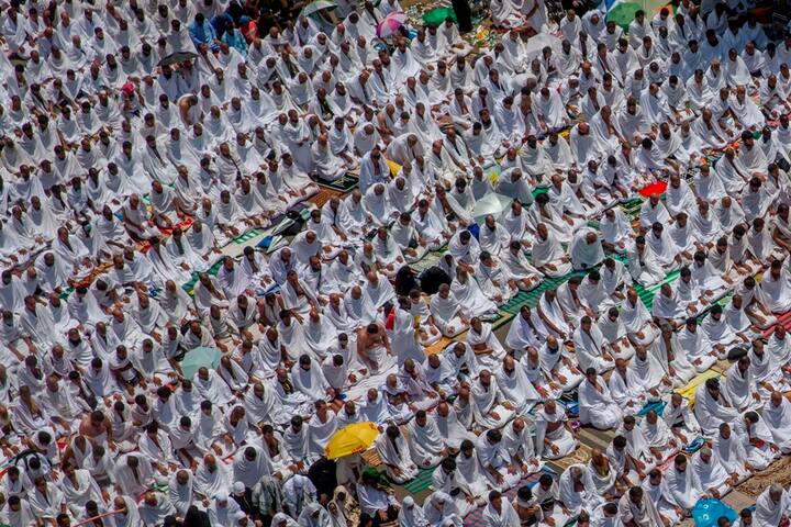 In his sermon, the prophet called on his followers to repay their debts, beware of Satan, perform five daily prayers, fast during the month of Ramadan and give to charity. He also called on those with the means to perform the hajj once in a lifetime. Photo: AP