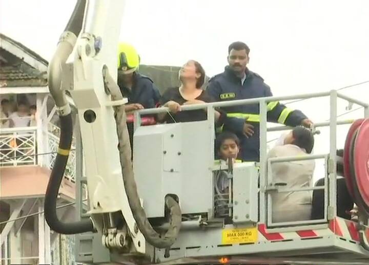 Efforts were on to douse the flames and rescue the residents of the building, he said.