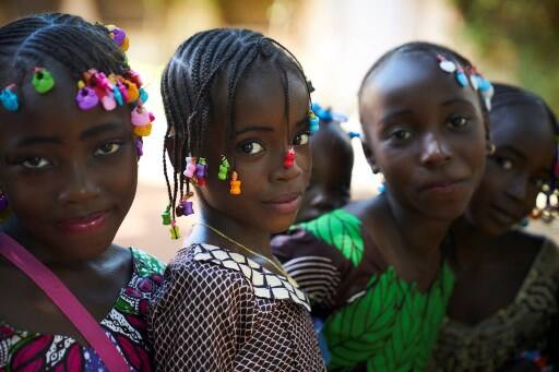 Mali: Kids of Mali pose in Bamako on the first day of the Muslim holiday of Eid al-Adha. /Image: AFP