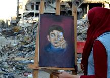 PICTURES: These artists translate suffering of a war-torn country into art at Syria\'s Yarmuk camp