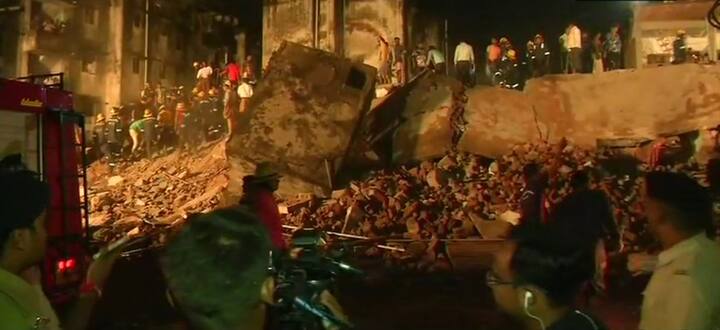 Ahmedabad building collapse: As of now, four people are rescued, while several others are feared trapped under the debris. No casualty has been reported so far. (ANI)