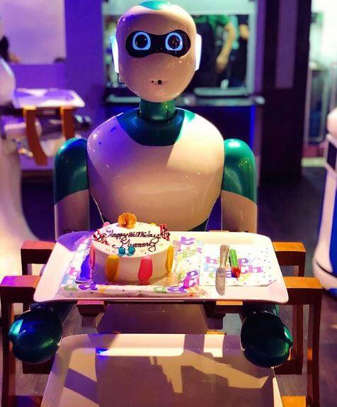 A newly-launched restaurant in the Nepalese capital is using robots as waiters under the slogan,