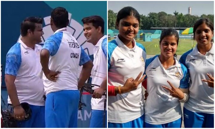 Asian Games: India settle for silver in both men's and women's compound archery Asian Games: India settle for silver in both men's and women's compound archery