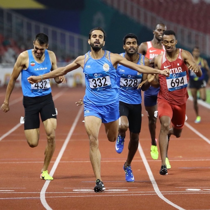 Asian Games 2018: Manjit Singh wins Gold, Jinson Johnson grabs silver in men's 800 event Asian Games 2018: Manjit Singh wins Gold, Jinson Johnson grabs silver in men's 800 event