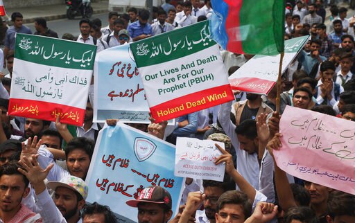 Pakistani Islamists rally against anti-Islam cartoon contest, govt seeks UN's attention Pakistani Islamists rally against anti-Islam cartoon contest; govt seeks UN's attention